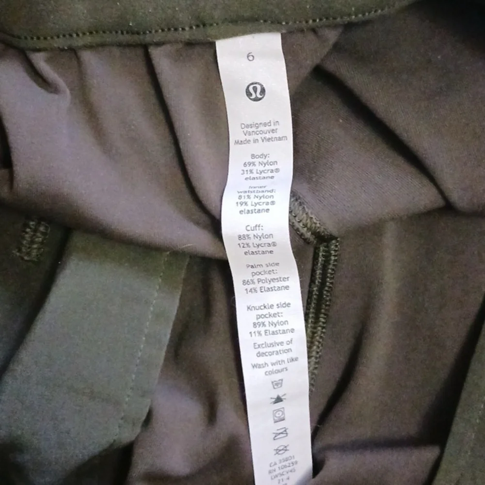 Lululemon Keep Moving Jogger Stretch High-Rise Jogger, Dark Olive Green, Size 6 - Picture 12 of 14